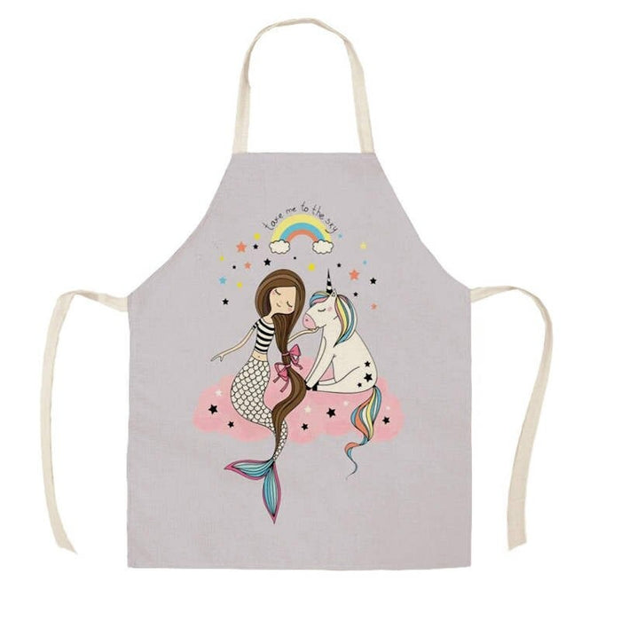 Printed Animal Sleeveless Aprons