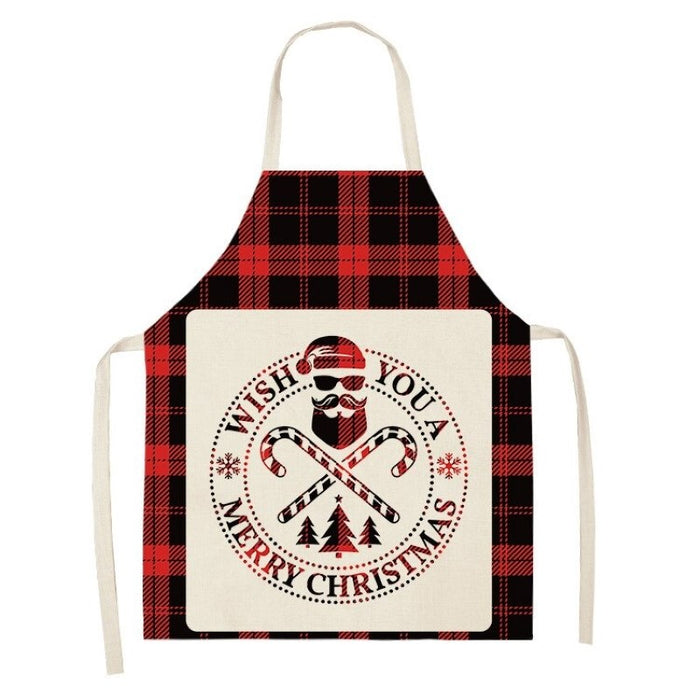 Merry Christmas Print Cooking Apron