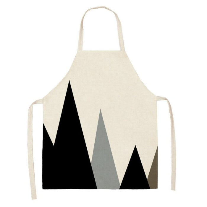 Sleeveless Geometric Patterns Apron