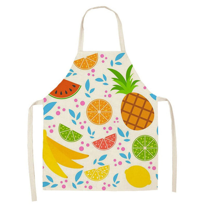 Fruit Patterned Kitchen Apron