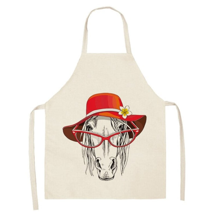 Horses Printed Apron