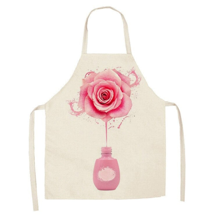 Sleeveless Color Printed Apron