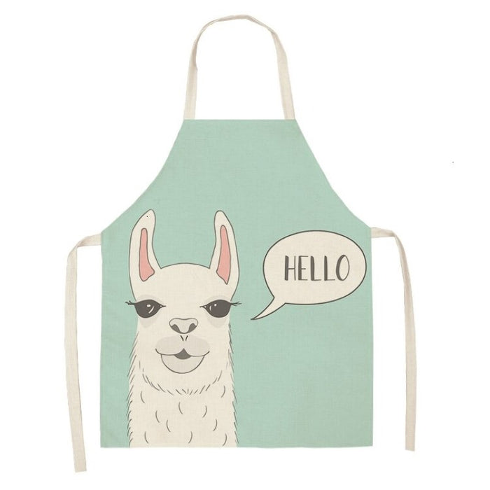 Alpaca Linen Vase Printing Aprons