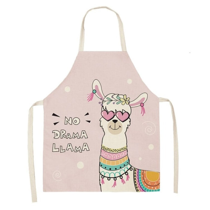 Alpaca Linen Vase Printing Aprons