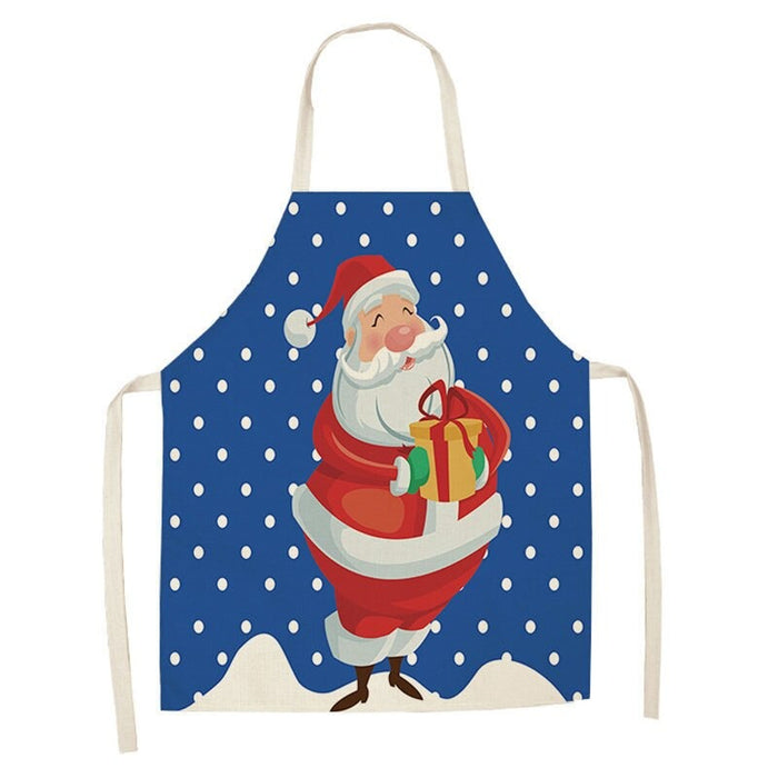 Printed Merry Christmas Themed Aprons