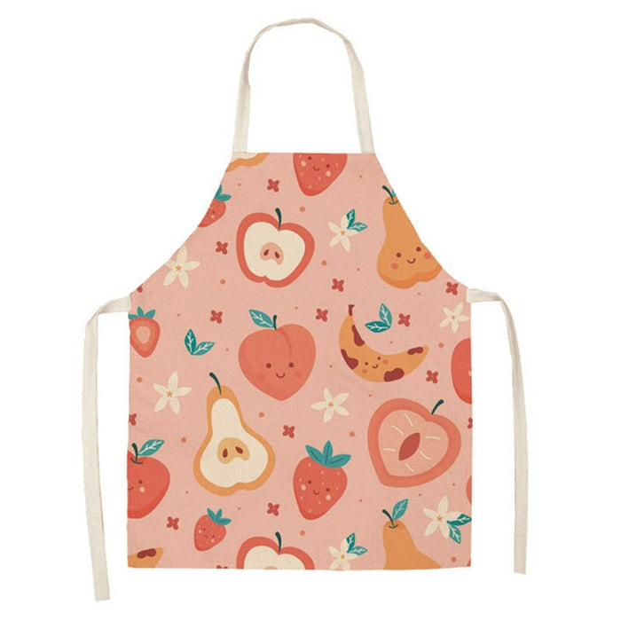 Fruit Patterned Kitchen Apron