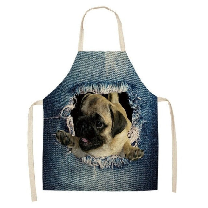 Printed Pet Animals Apron