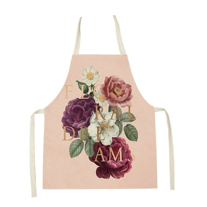 Cleaning Plant Flower Kitchen Cooking Apron