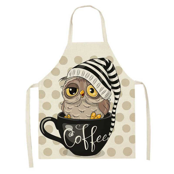 Little Owl Printed Apron