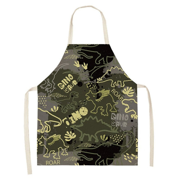 Printed Dinosaurs Cartoon Aprons