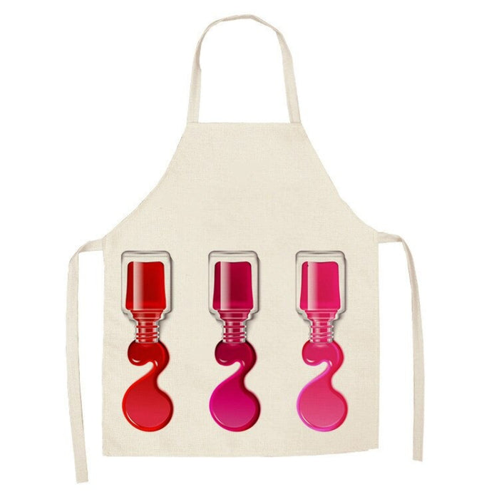 Sleeveless Color Printed Apron