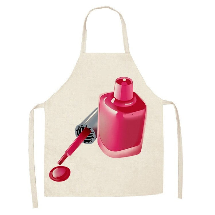 Sleeveless Color Printed Apron