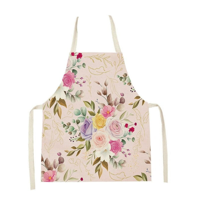 Cleaning Plant Flower Kitchen Cooking Apron