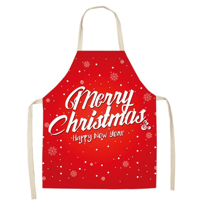 Printed Christmas Theme Aprons