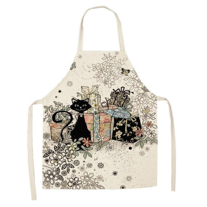 Cat Pattern Apron