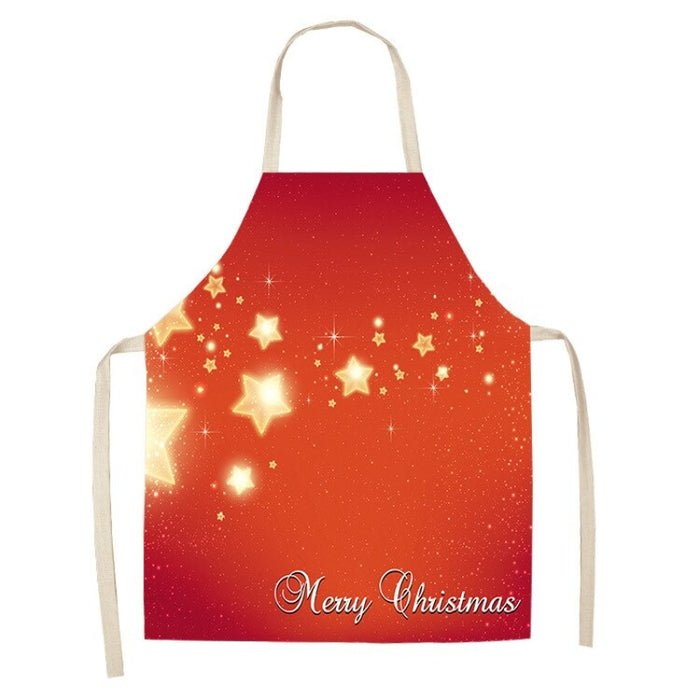 Printed Christmas Theme Aprons