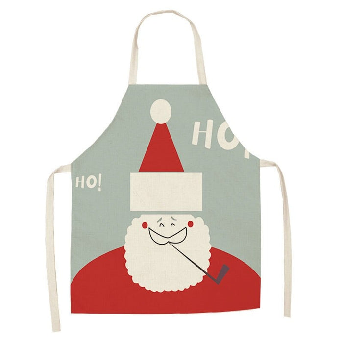 Printed Merry Christmas Themed Aprons