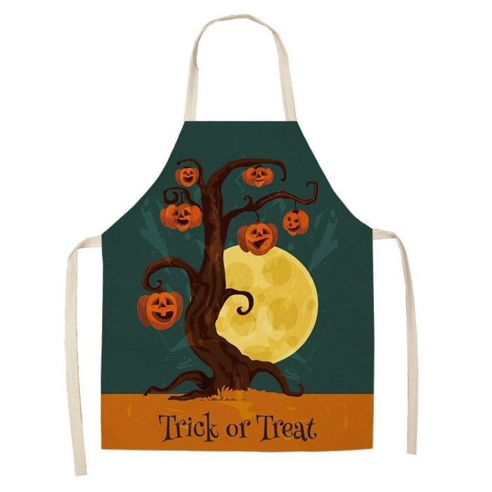 Pumpkin Happy Halloween Horror Apron