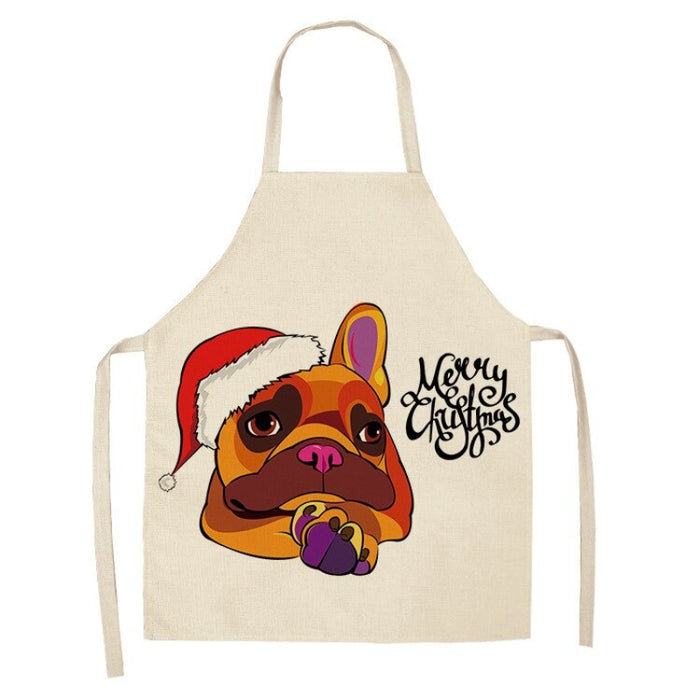 Dogs Print Kitchen Apron