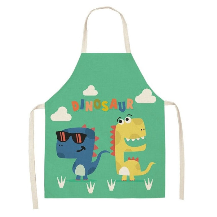 Cartoon Printed Household Apron