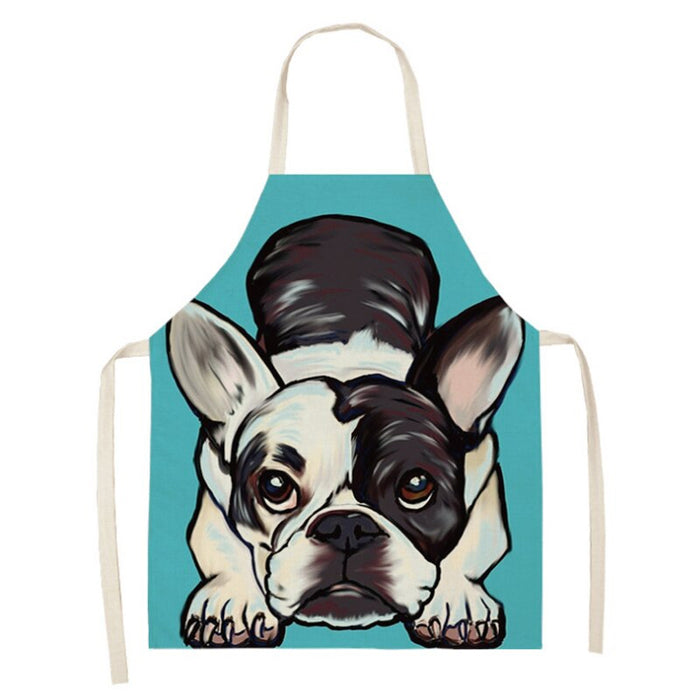 Dog Series Printed Home Kitchen Apron