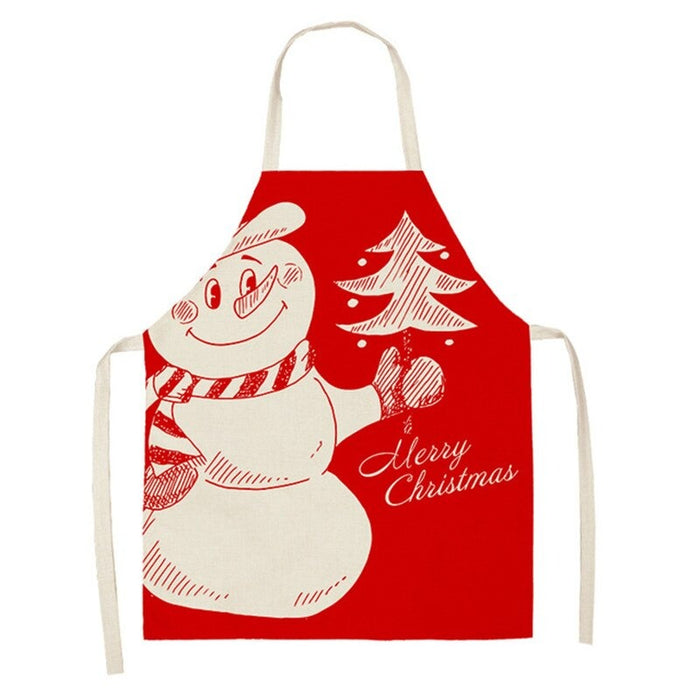 Christmas Celebration Themed Print Aprons