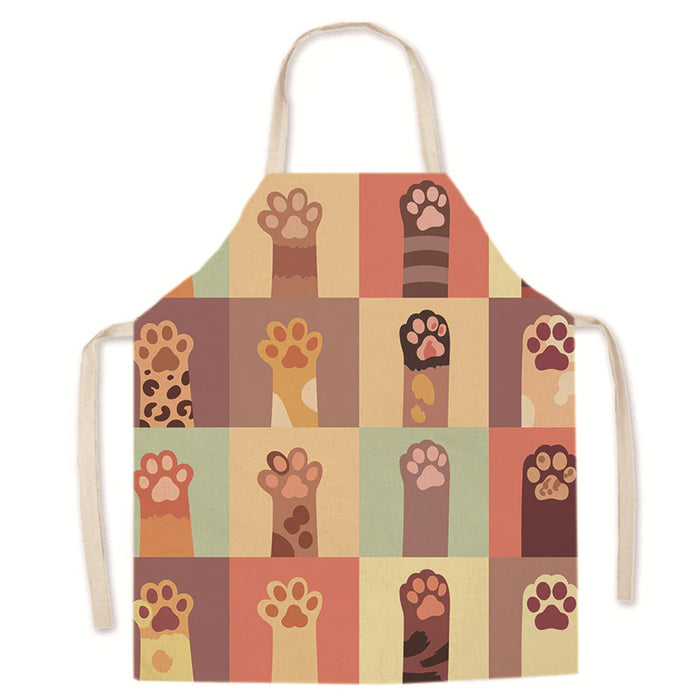 Oil Repellent Printed Kitchen Apron