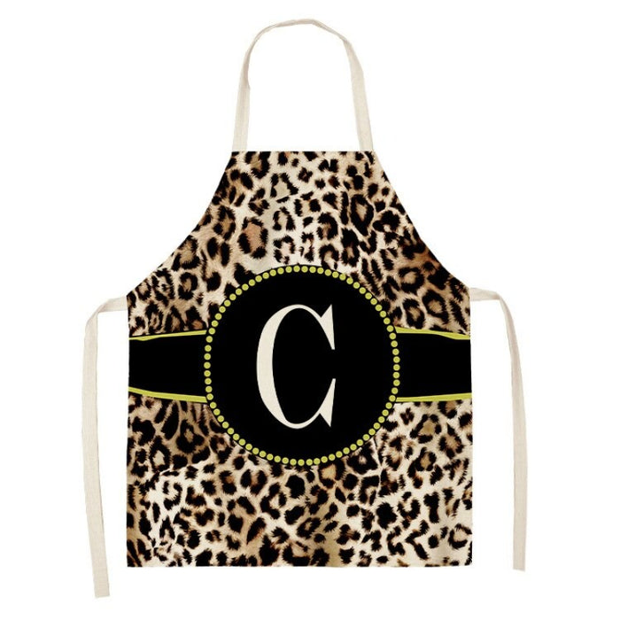 Leopard Print Cleaning Apron