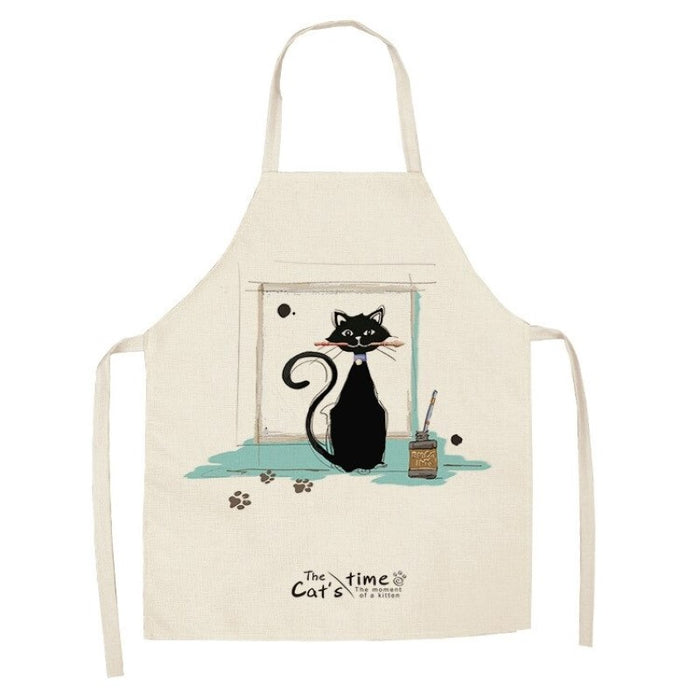 Cat Pattern Apron