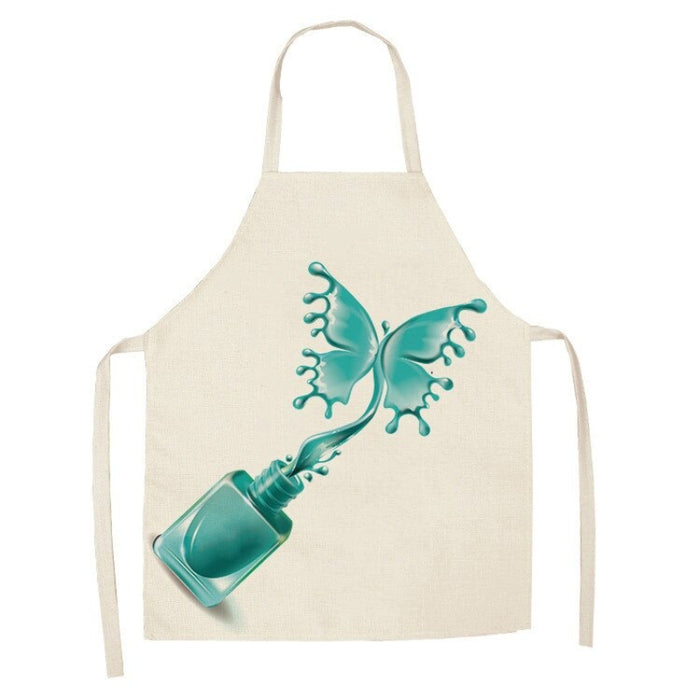 Sleeveless Color Printed Apron