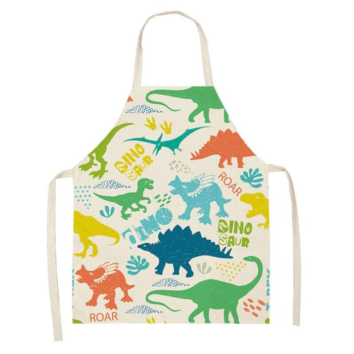 Printed Dinosaurs Cartoon Aprons