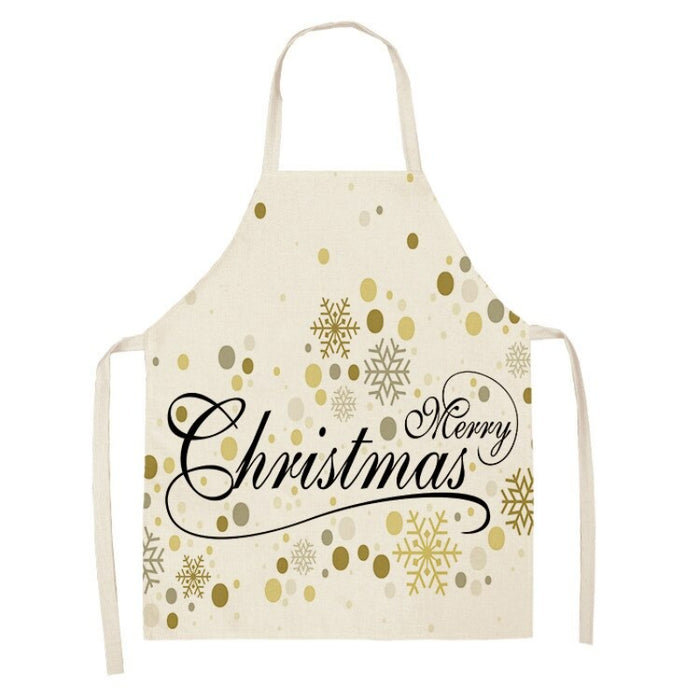 Printed Christmas Greeting Apron