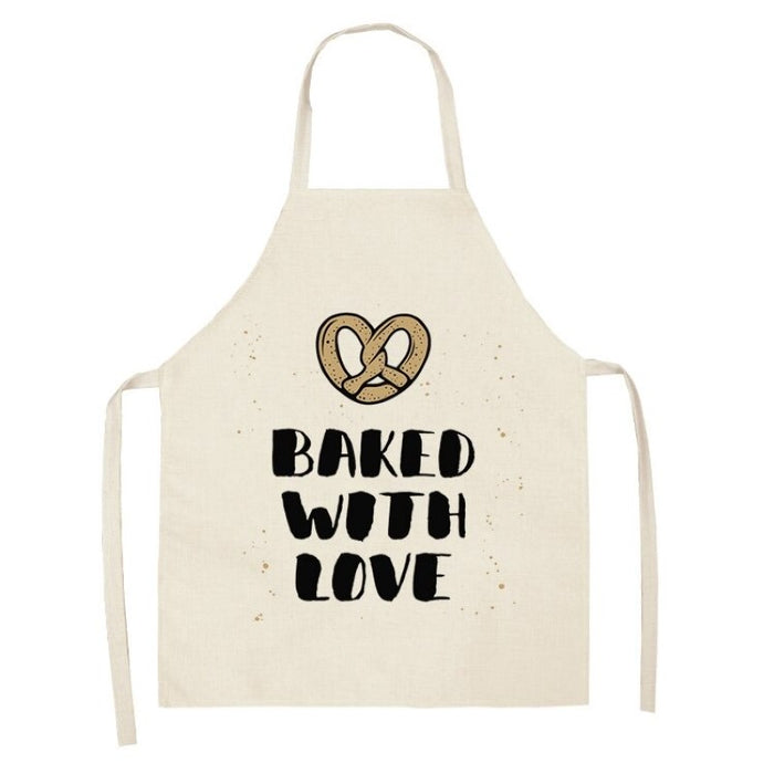 Household Cake Letters Apron