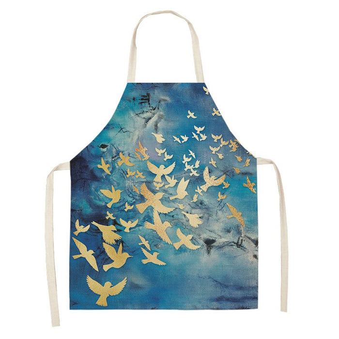 Printed Natural Art Aprons