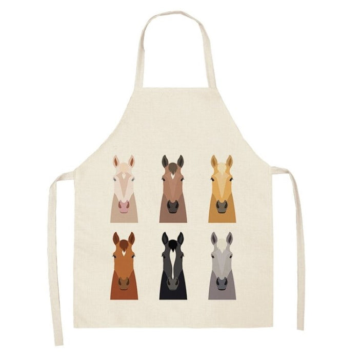 Horses Printed Apron