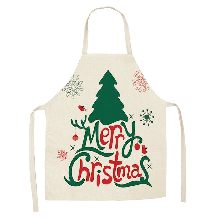 Christmas Patterned Kitchen Apron