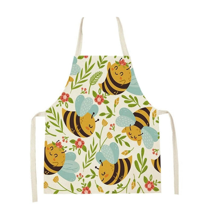 Cleaning Kitchen Printed Aprons