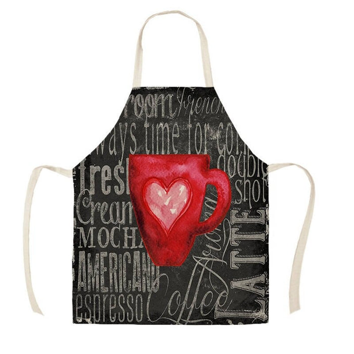 Coffee Pattern Kitchen Apron