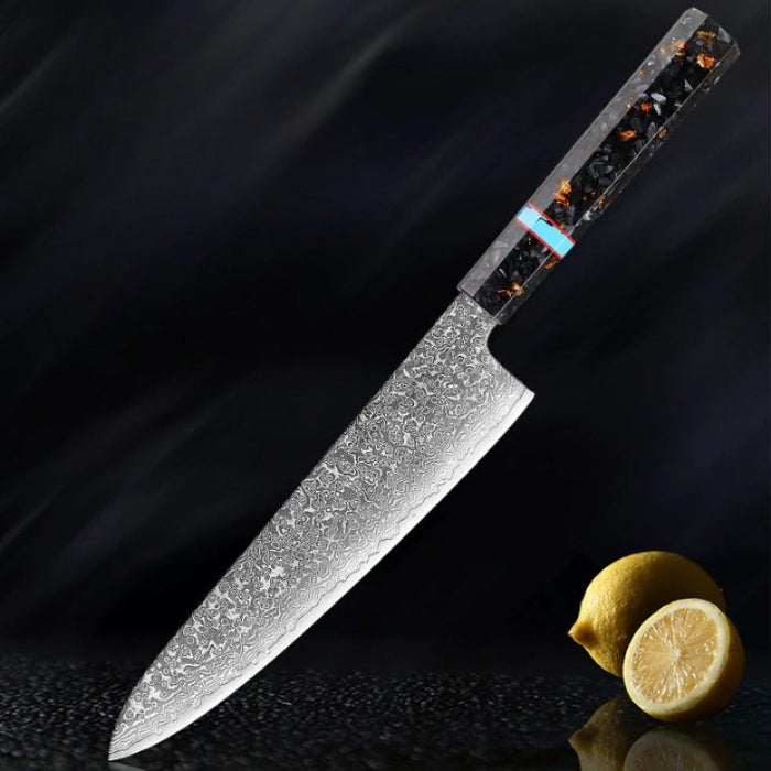 Ultra-Sharp Japanese 8 Inch Damascus Steel Chef Knife