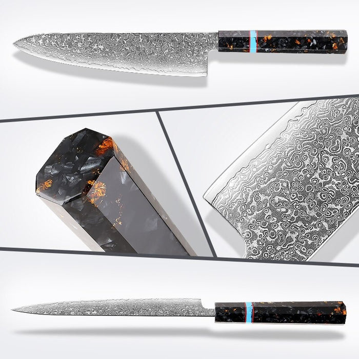 Ultra-Sharp Japanese 8 Inch Damascus Steel Chef Knife