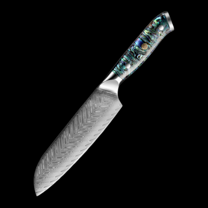 7 Inch Japanese Santoku Stainless Steel Knife