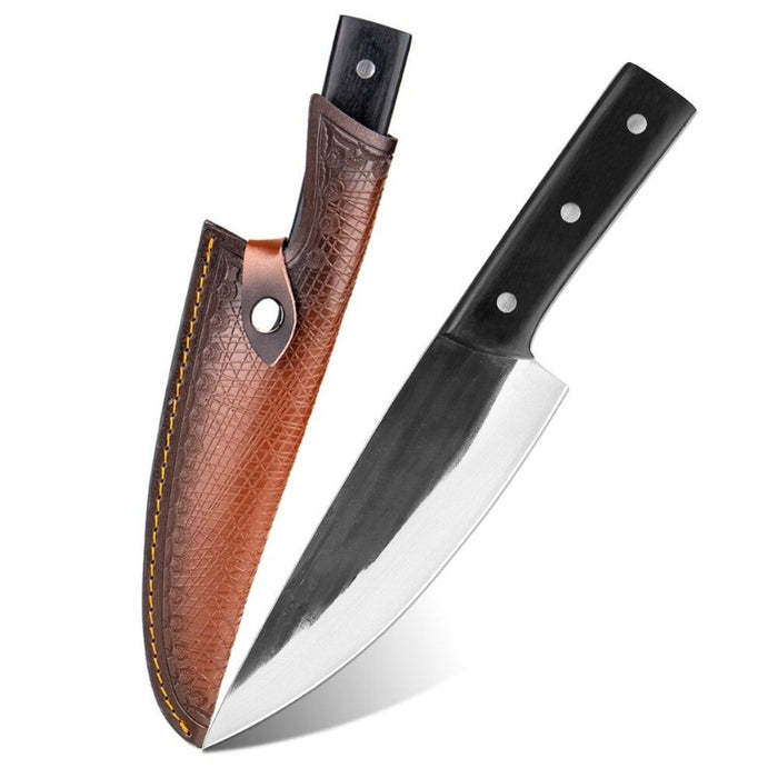 Tungsten Steel Chef Knife With Sheath