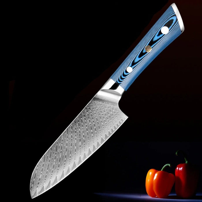 5 Inch Damascus Steel Santoku Knife