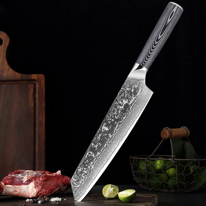 High-Quality Damascus Steel Sharp Cleaver Knife