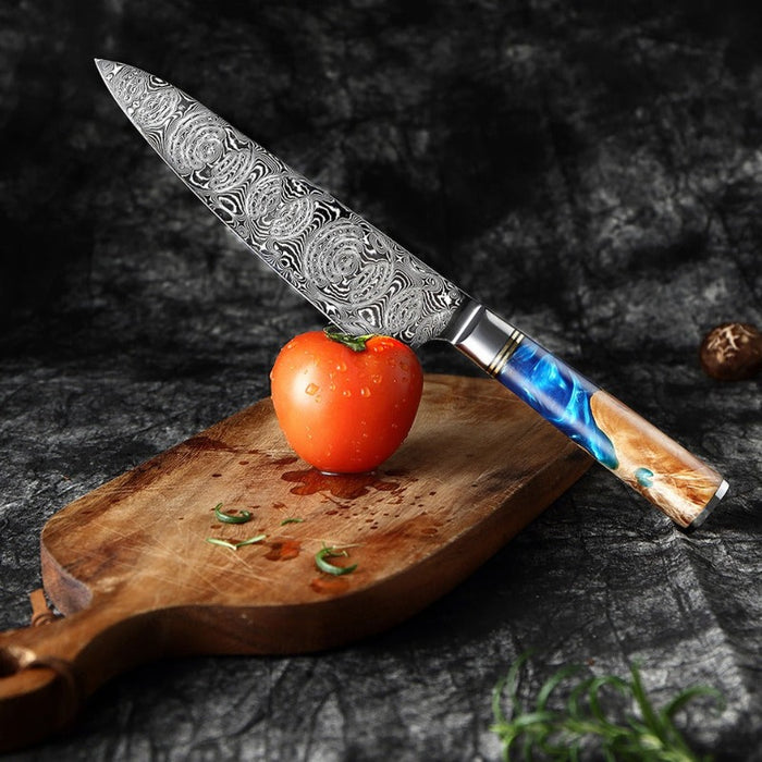 The Damascus Steel Chef Knife Sets