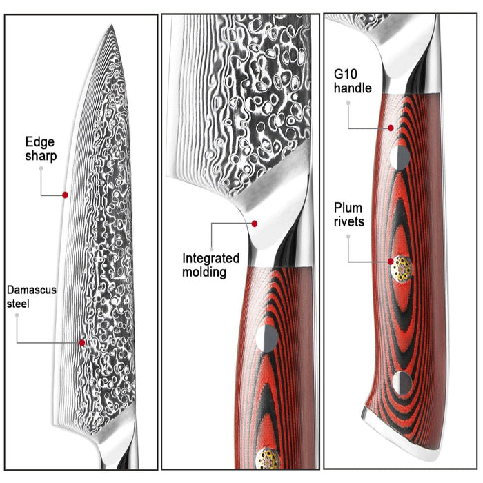 8 Inch Professional Japanese Damascus Kitchen Chef Knife