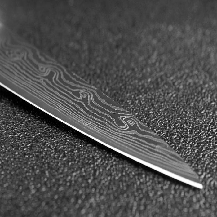 3.5" Damascus Steel Pattern Stainless Steel Paring Knife