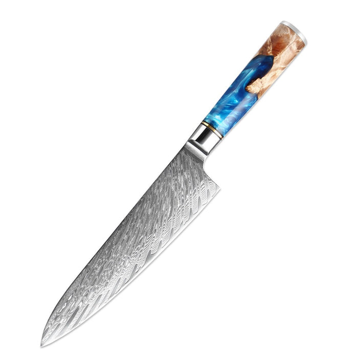 The Damascus Steel Japanese Chef Knife