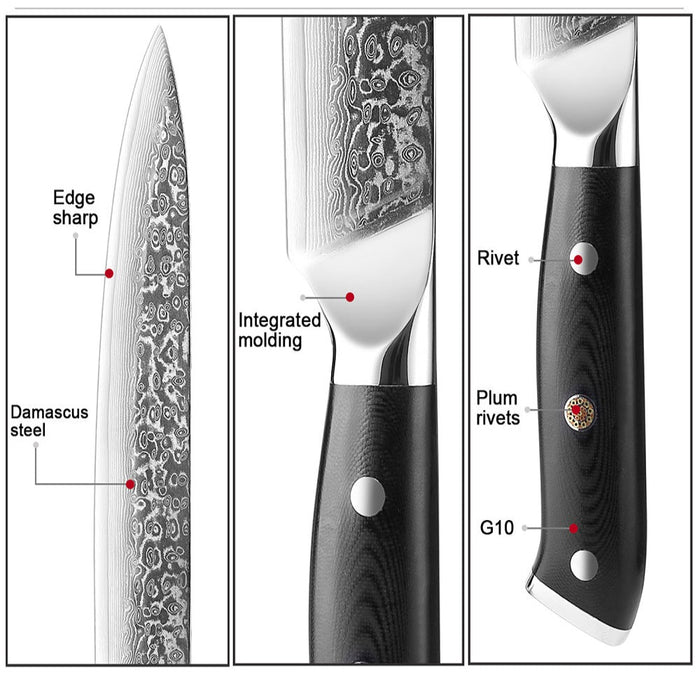 67 Damascus Steel Layers Chef Knife