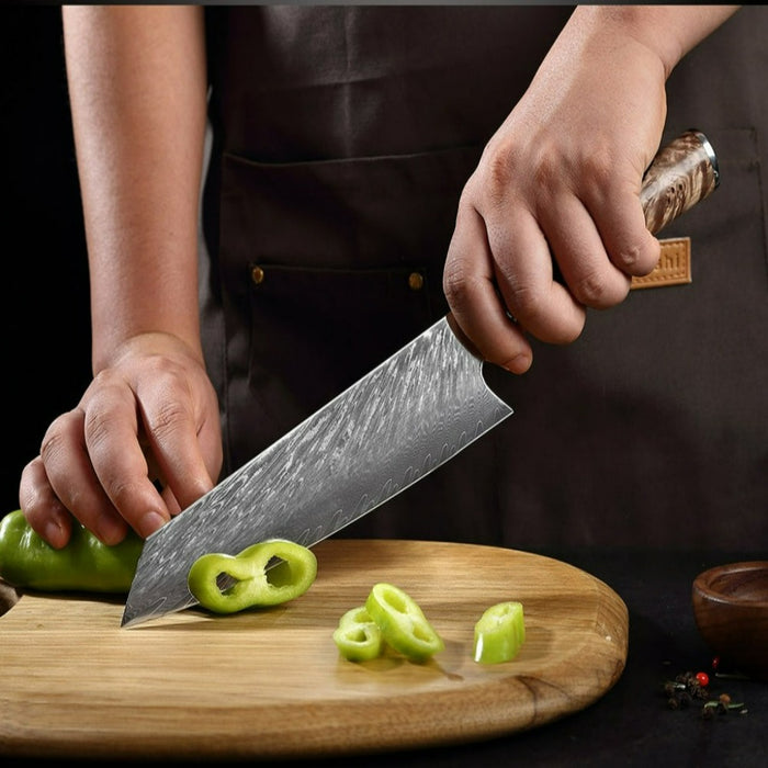 67 Layers Japanese Damascus Carbon Steel Chef Knife